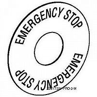 МАРКИРОВКА EMERGENCY STOP | код. ZB6Y7330 | Schneider Electric